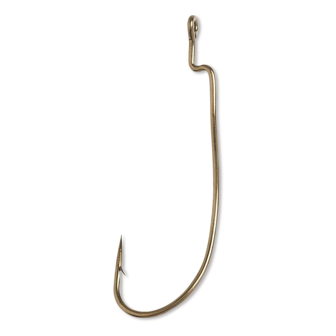 Eagle Claw Lazer Value Series Rotating Worm Hooks, 15 Pack