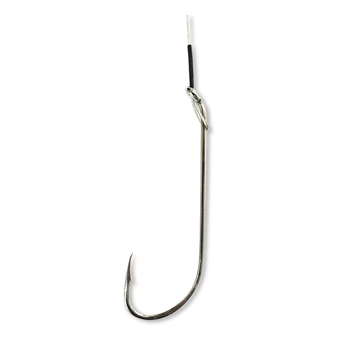 Eagle Claw Nylawire Snelled Hook, 18 Pack