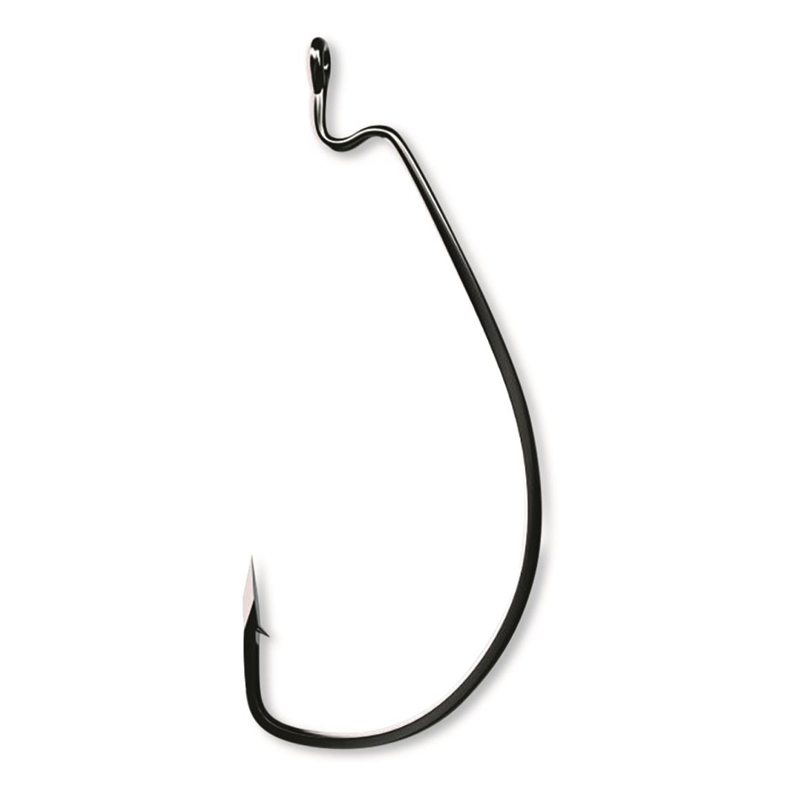 Eagle Claw Extra Wide Gap Worm Hook, 15 Pack