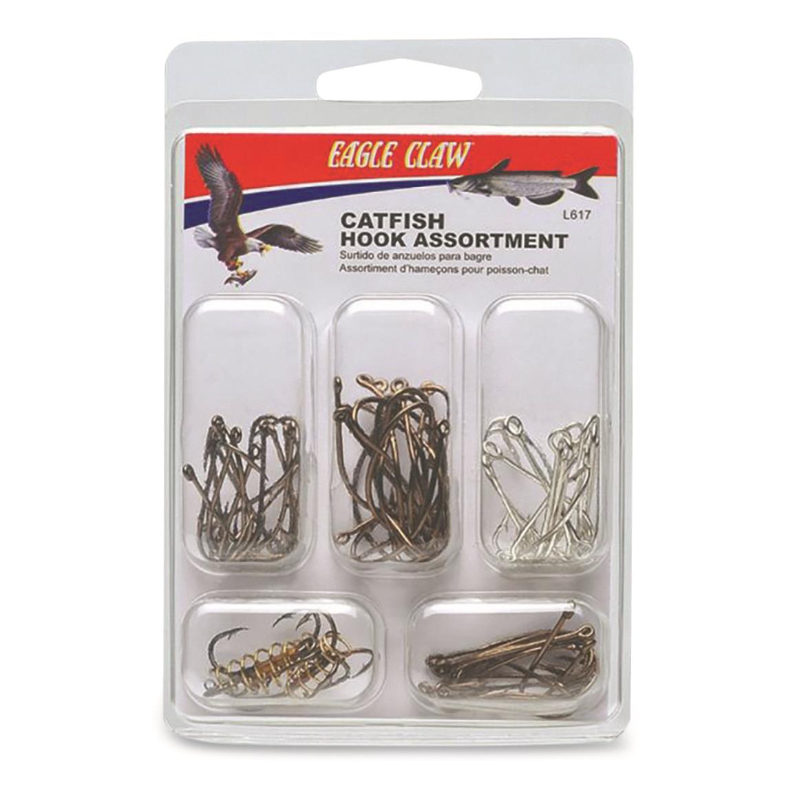 Eagle Claw Catfish Hook Kit, 67 Pieces