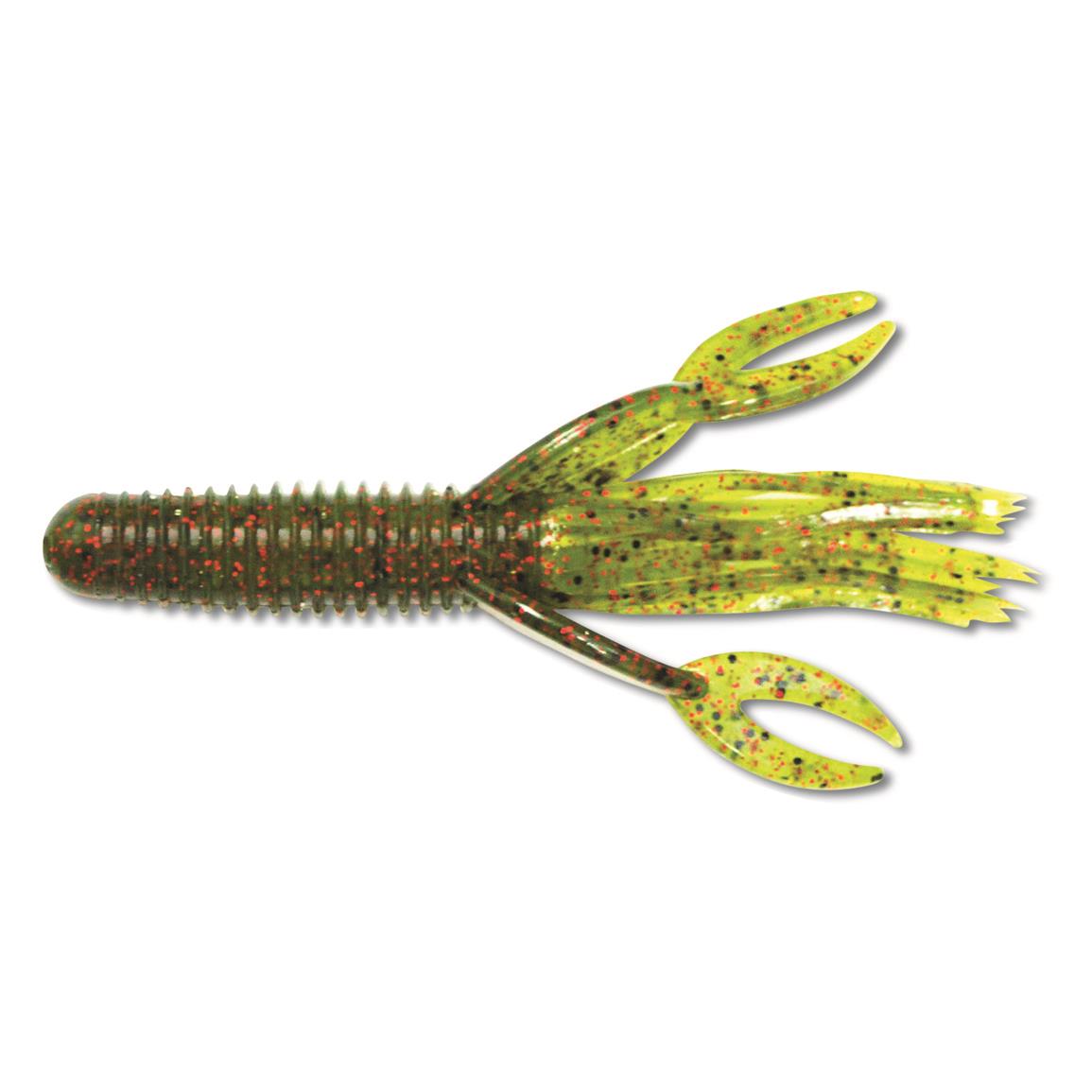 Big Bite Baits Craw Tube - Watermelon/Red Flake - 4'