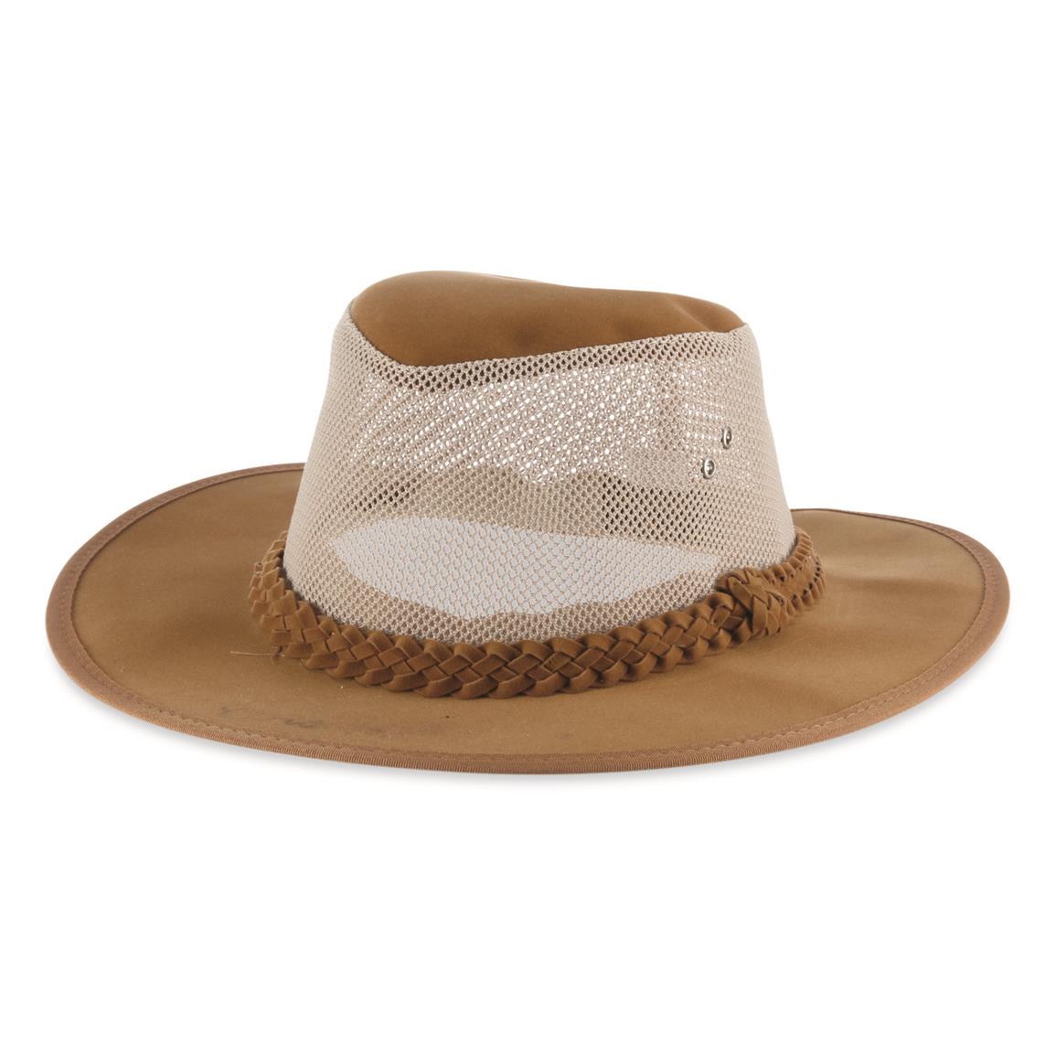 Dorfman Soaker Cooler Hat, Tan