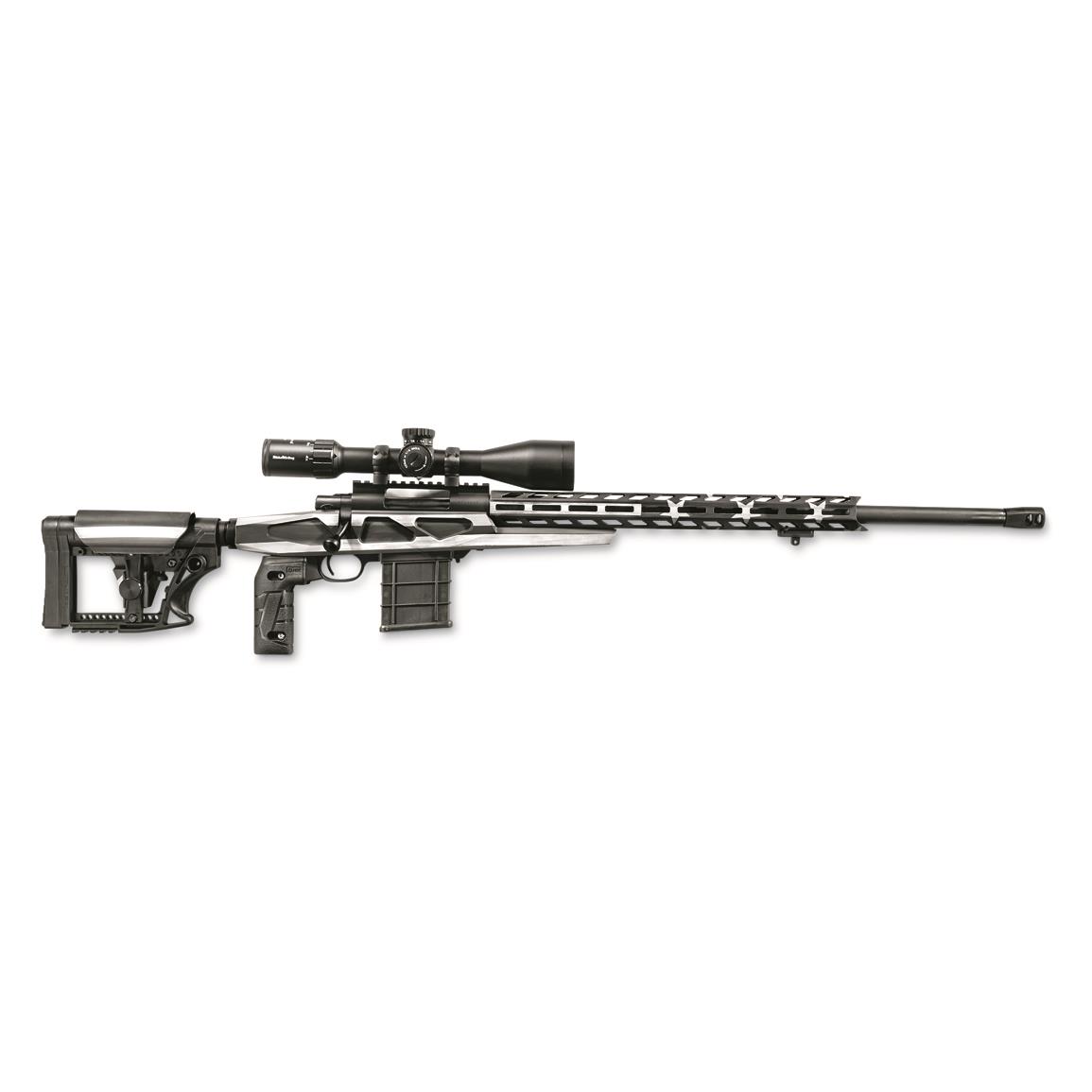 LSI Howa APC Chassis Rifle, Bolt Action, 6.5mm Creedmoor, 24" Barrel, Gray American Flag, 10+1 Rds.