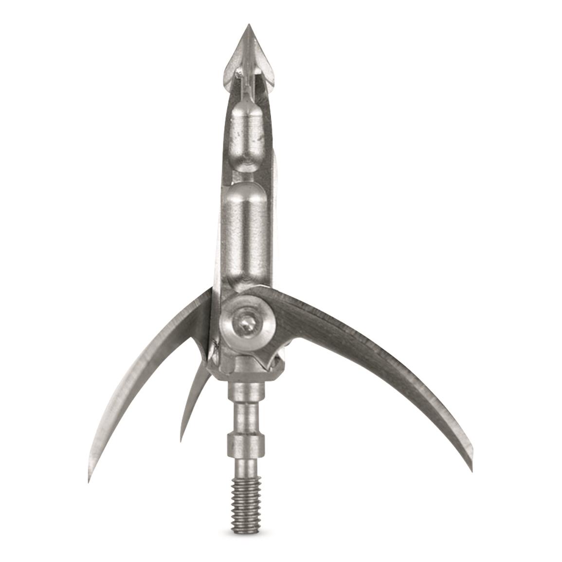 B3 Archery Exoskeletal Meg Mechanical Broadhead, 2 Pack 734662