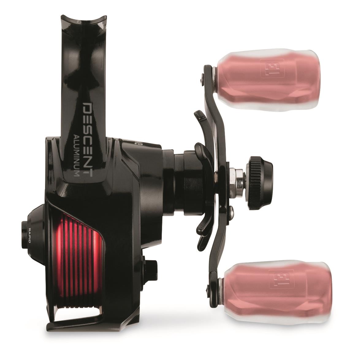 Pflueger President Inline Ice Fishing Reel, 5.01 Gear Ratio, Left Hand