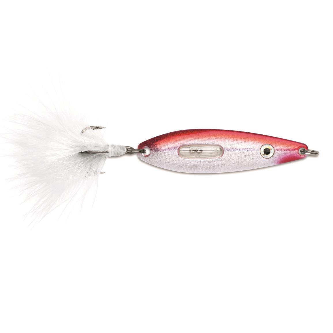 VMC Rattling Roach Spoon - 2″, 3/16 oz. - Glow Red Shiner