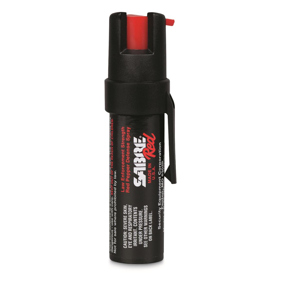 Sabre Pepper Spray with Attachment Clip, 2 Pack