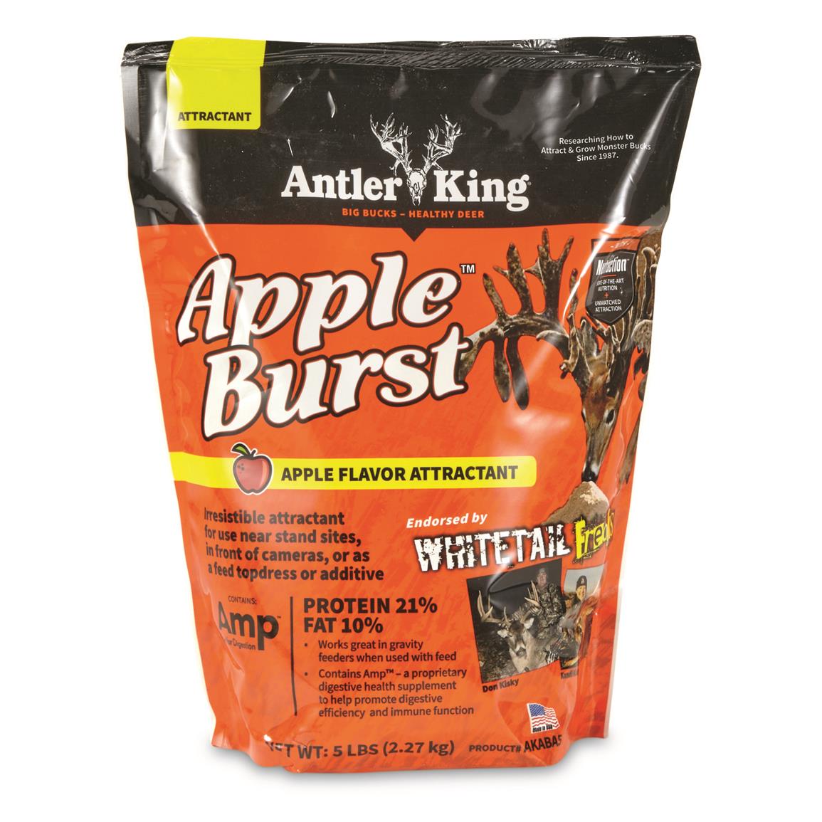 Antler King Apple Burst Attractant 5 Lb Bag 735472 Mineral Attractants And Feed At Sportsman 3842