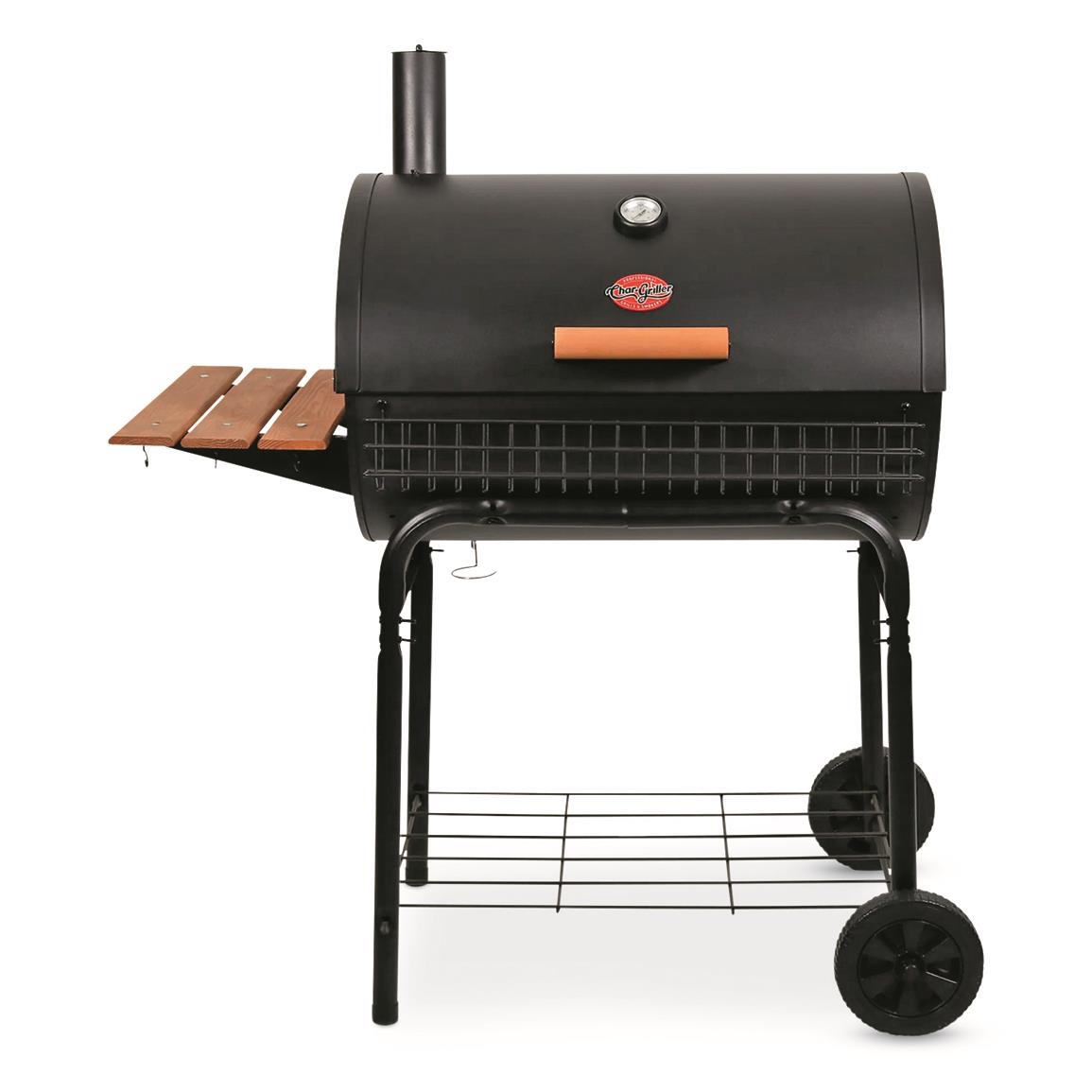 Char-Griller Deluxe Griller Charcoal Grill, Black