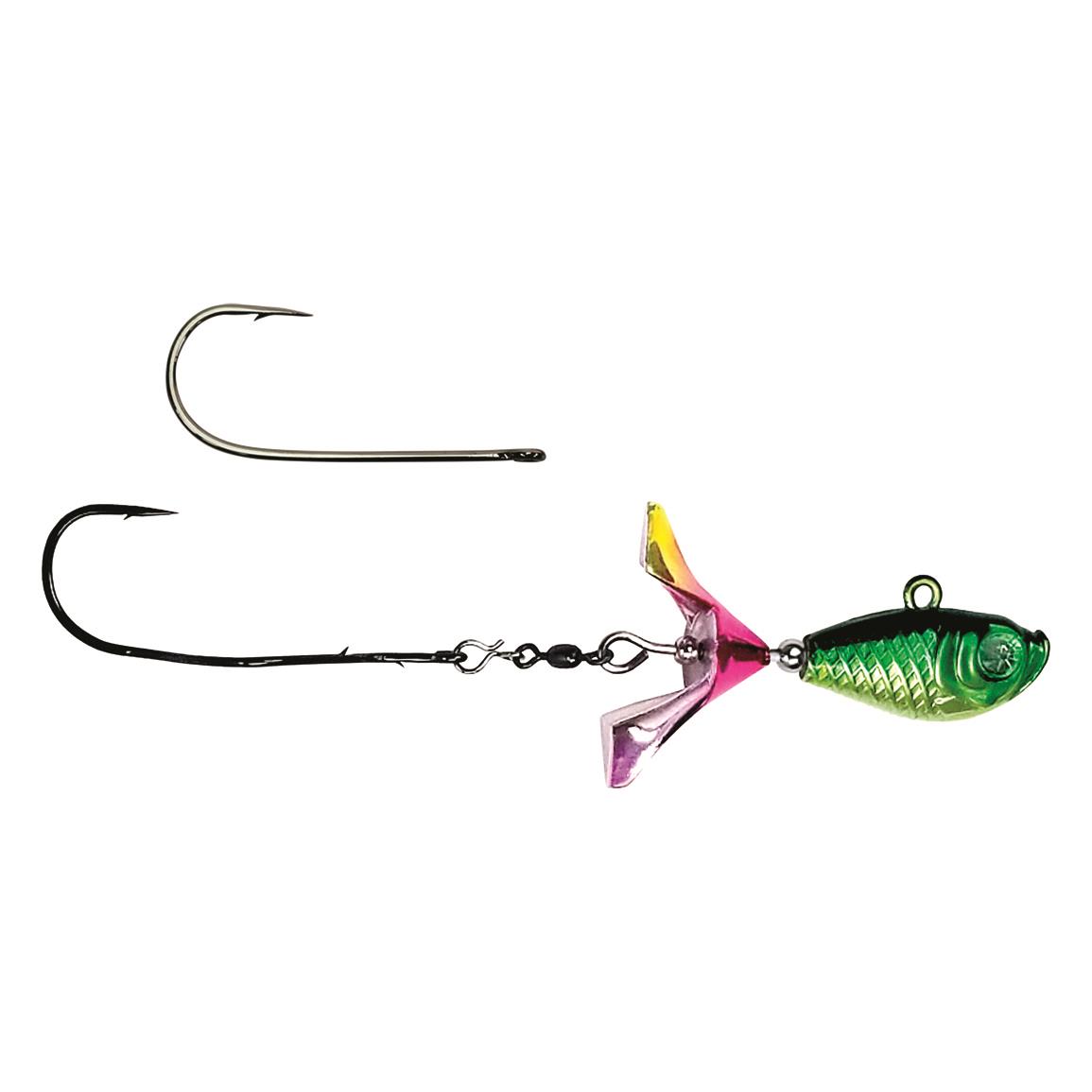 Kalin's Google Eye Tungsten Search Bait Jighead - Chartreuse - 5/8 oz.