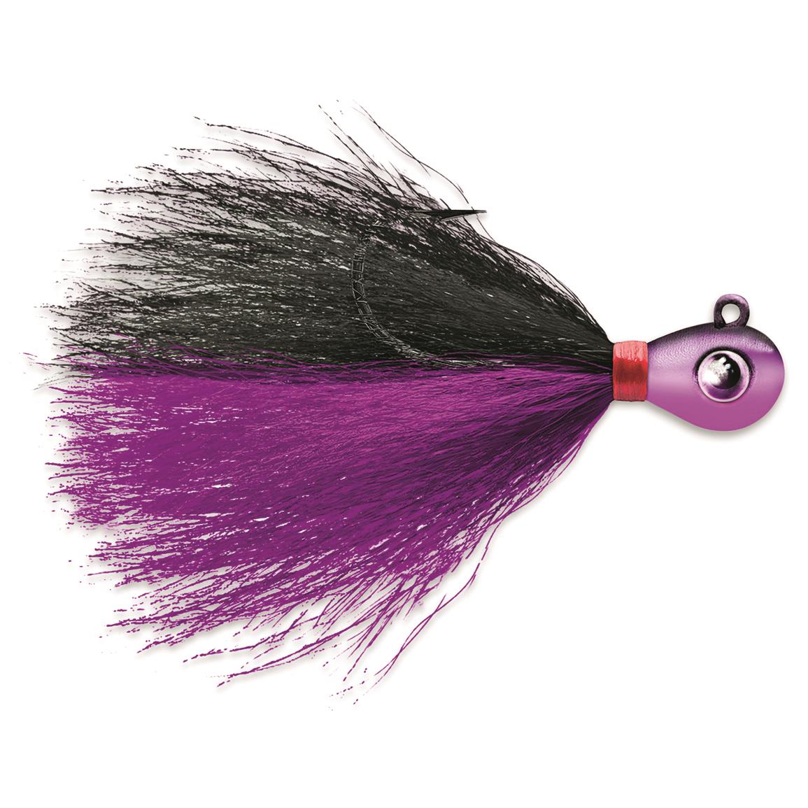Kalin's Google Eye Hair Jig, Black/Purple