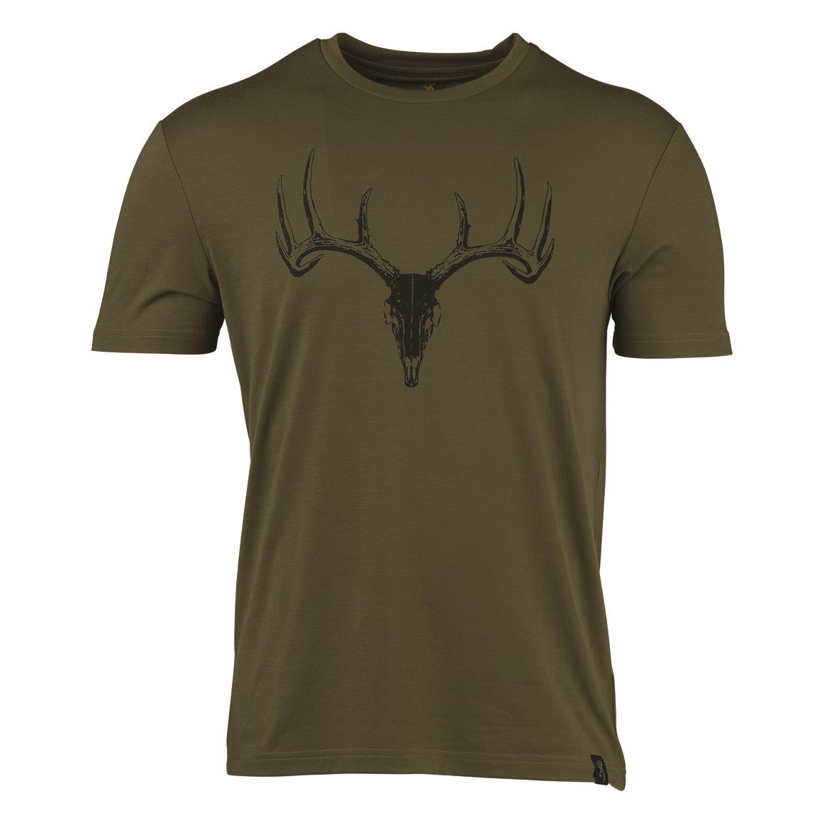 Browning Men's Whitetail Camp T-Shirt, Green