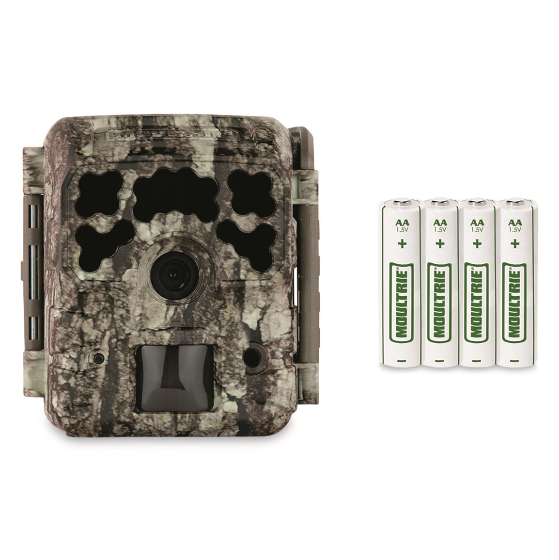 Moultrie Micro-42 Trail/Game Camera Kit, 42MP, White Bark Camouflage