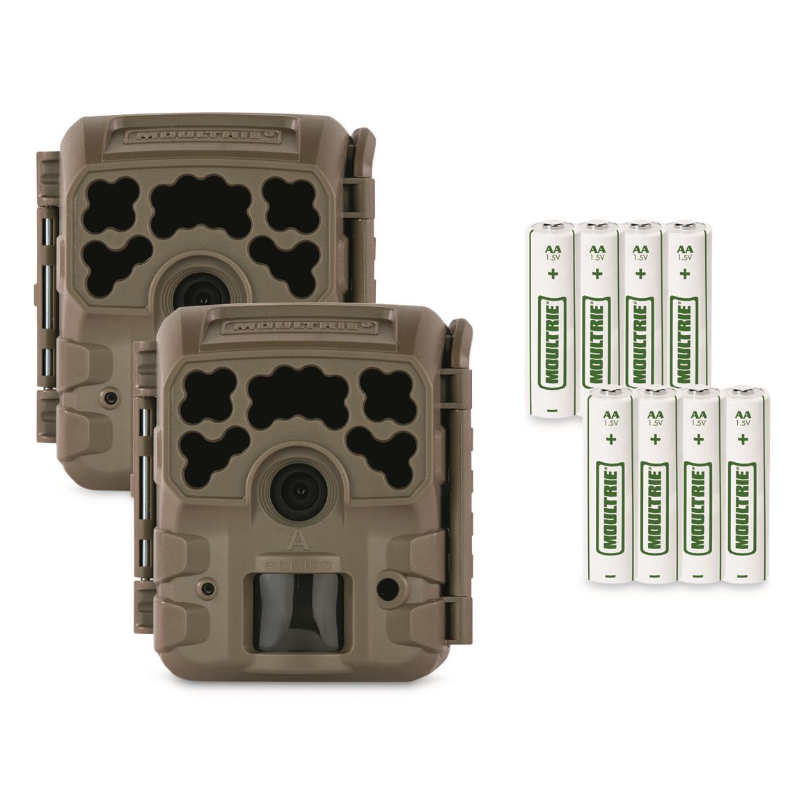 Moultrie Micro-32i Trail/Game Camera Kit, 2 Pack