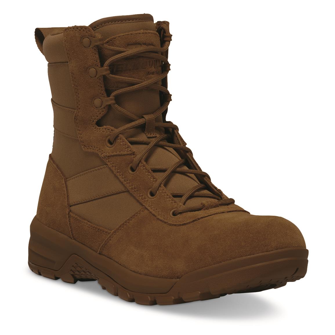 Belleville Men's Spear Point 8" Lightweight Hot Weather Tactical Boots