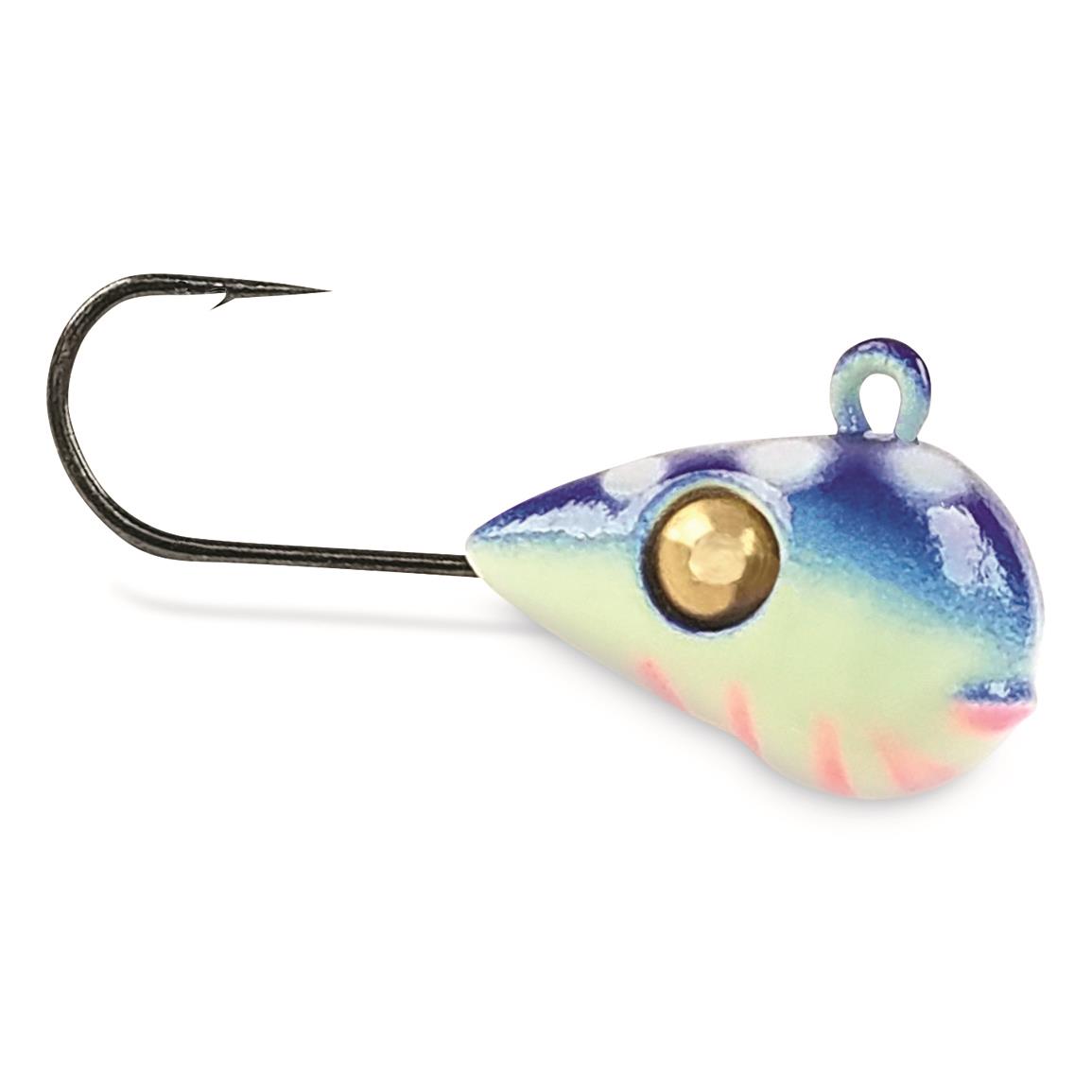 Acme Tungsten Pendu Ice Jig - #12 1/32 oz. - Glow Blue Smurf