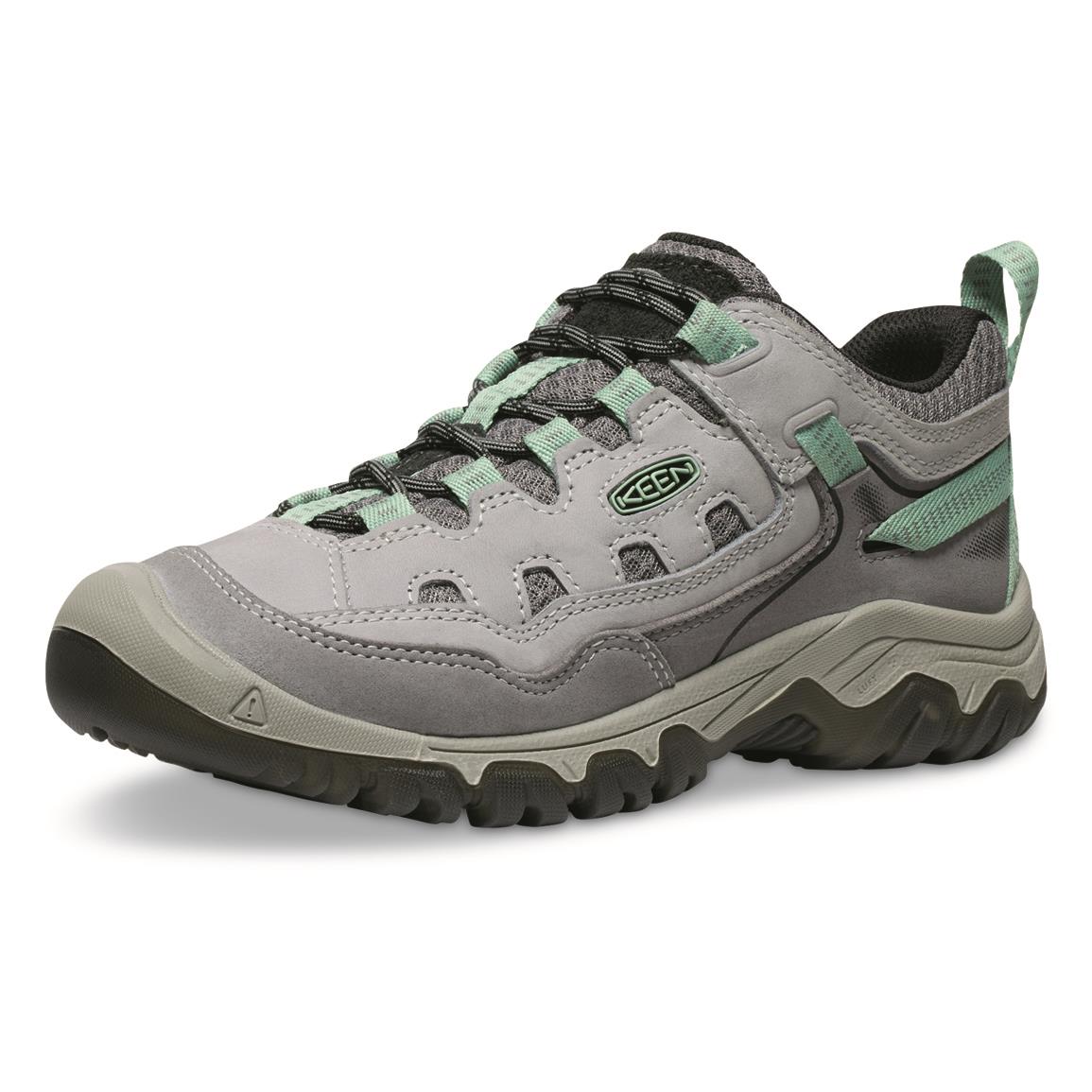 KEEN Women's Targhee IV Vent Hiking Shoes, Alloy/granite Green