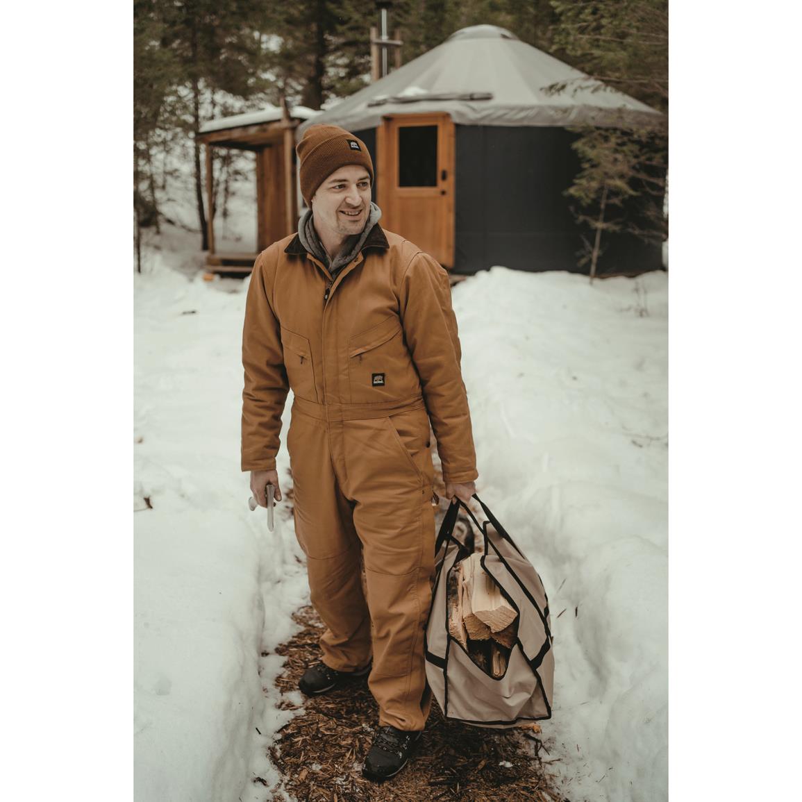 Men's heritage duck insulated coverall