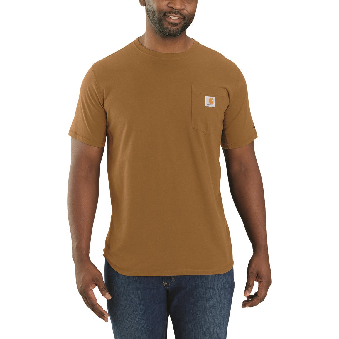 Carhartt Men's Force Midweight Short Sleeve Pocket Tee