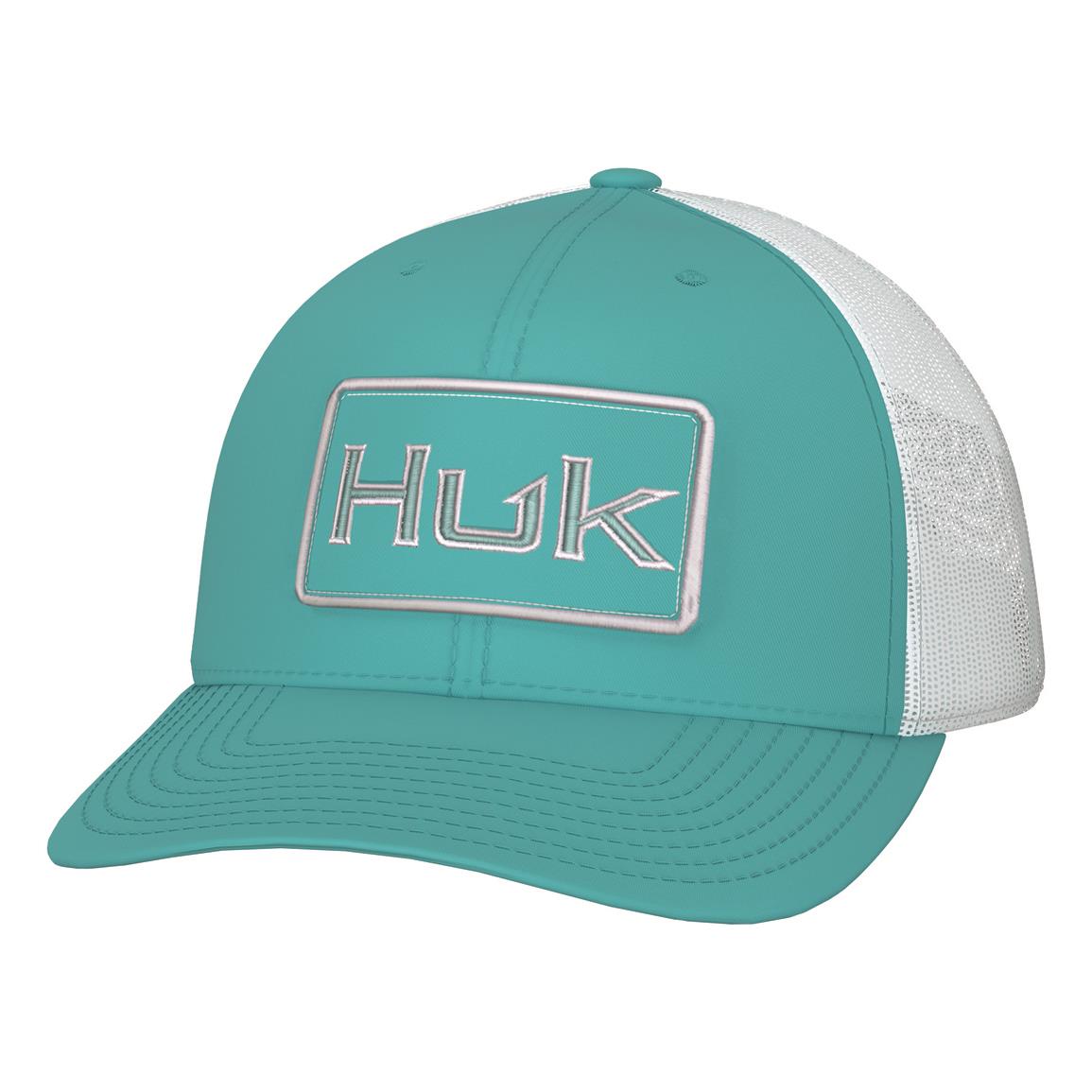Huk Women's Bold Patch Trucker Hat, Marine Blue