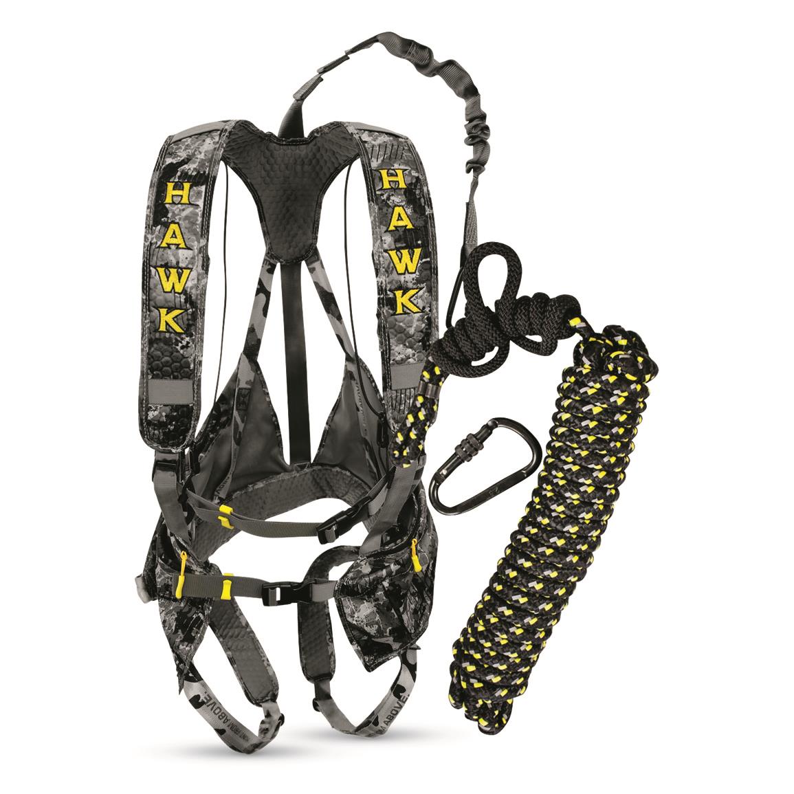 Hawk Elevate Pro Safety Harness & Safety-Line Combo
