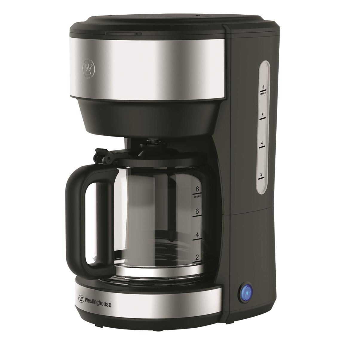 Westinghouse 1.75 L Coffee Maker, Stainless Steel