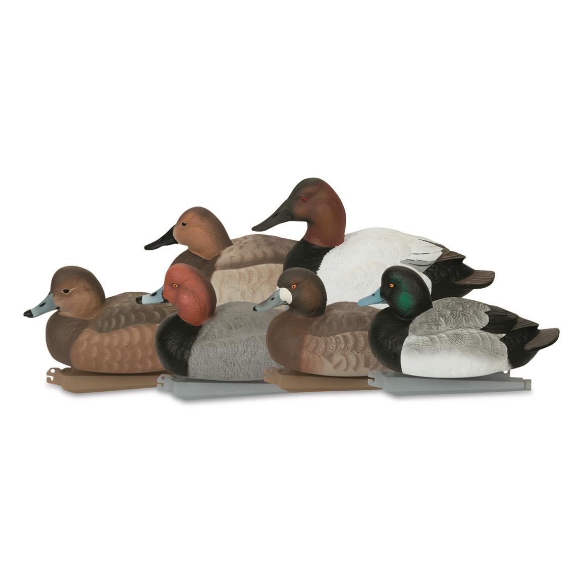 Avery GHG Pro-Grade Foam Filled Diver Decoys, 6 Pieces
