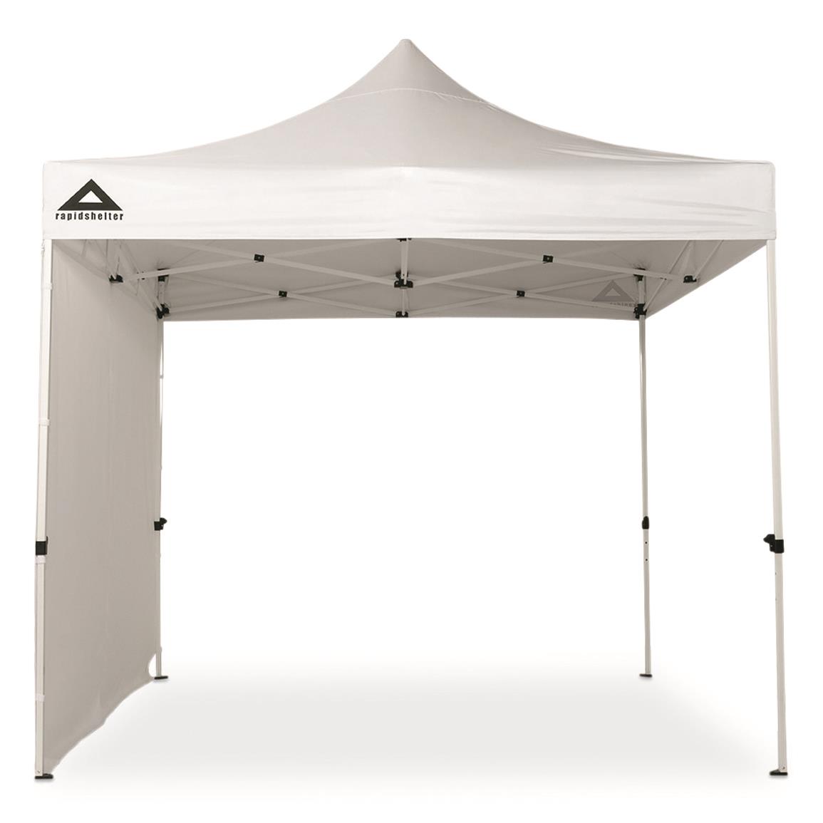 Rapid Shelter Side Wall, 10' x 10', White