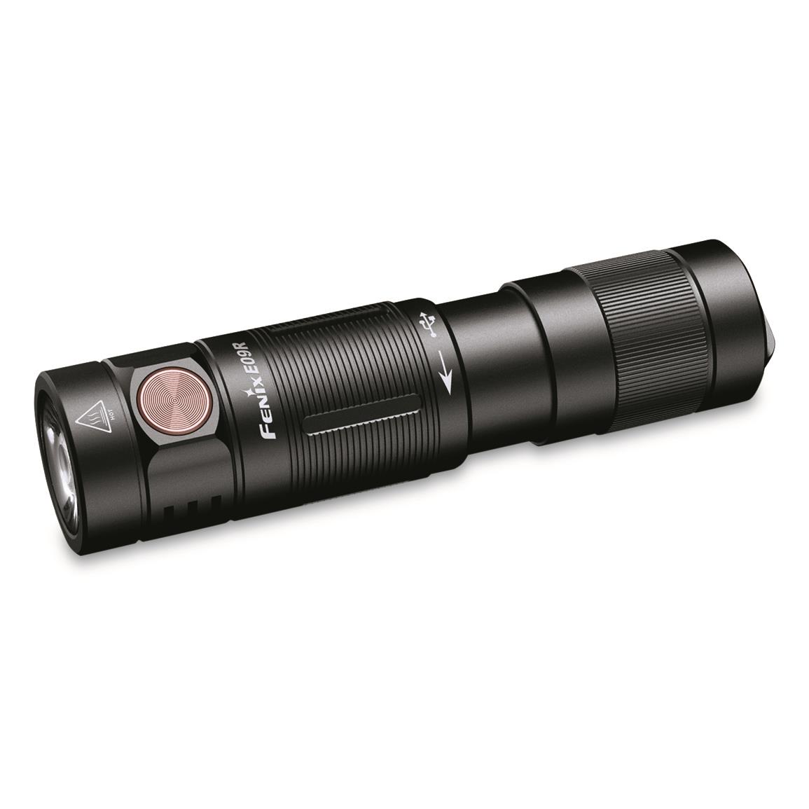 Fenix E09R Rechargeable EDC Flashlight, 600 Lumen