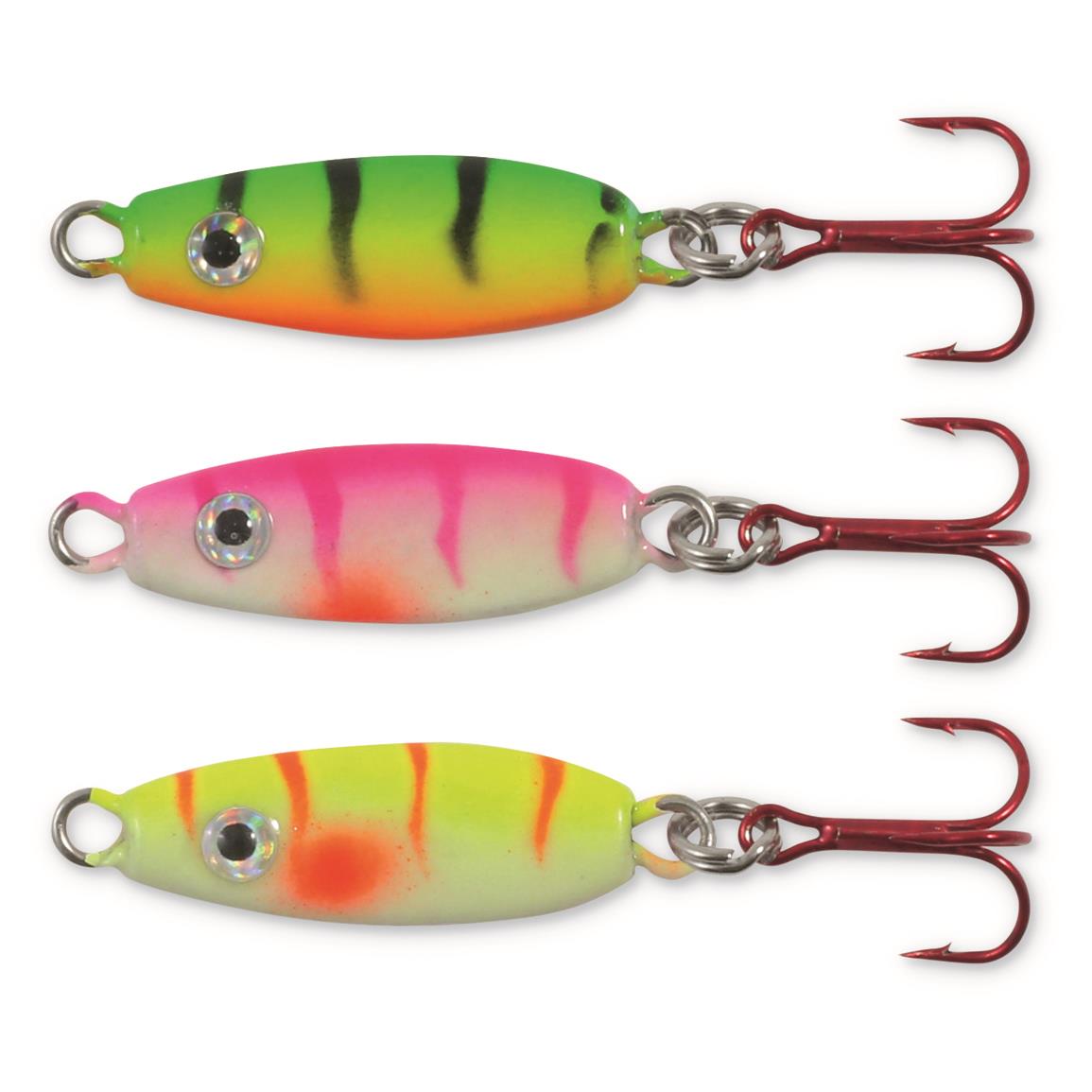 Northland Forage Minnow Spoons, 3 Pack, Assorted