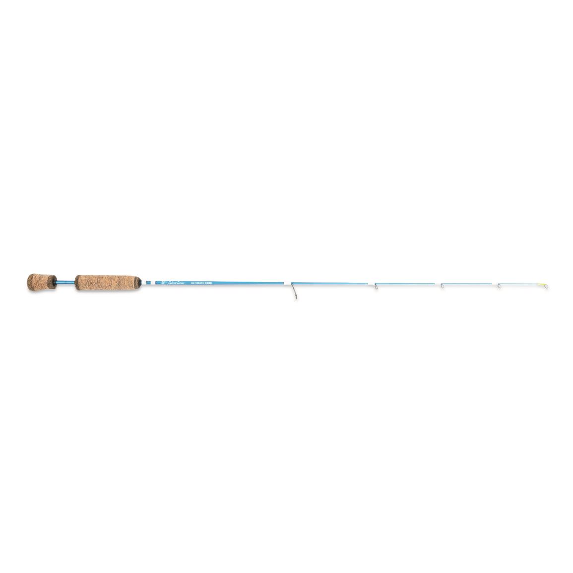 2B Fishing Select Series Ultimate Nood Ice Fishing Rod, 34" Length, Noodle Power, Fast Action