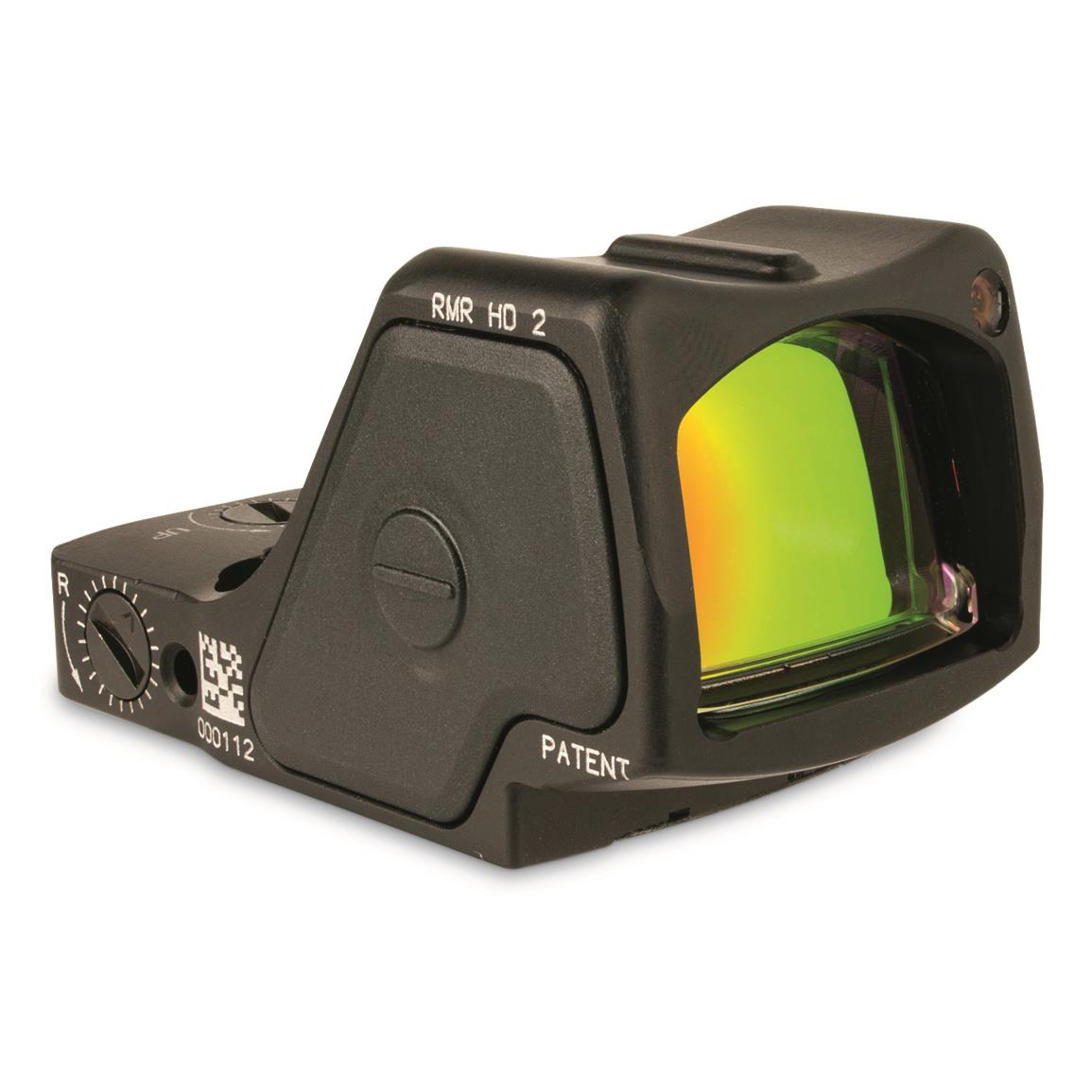 Trijicon RMR HD Adjustable LED Red Dot Sight, 3.25 MOA Reticle with 55 MOA Circle