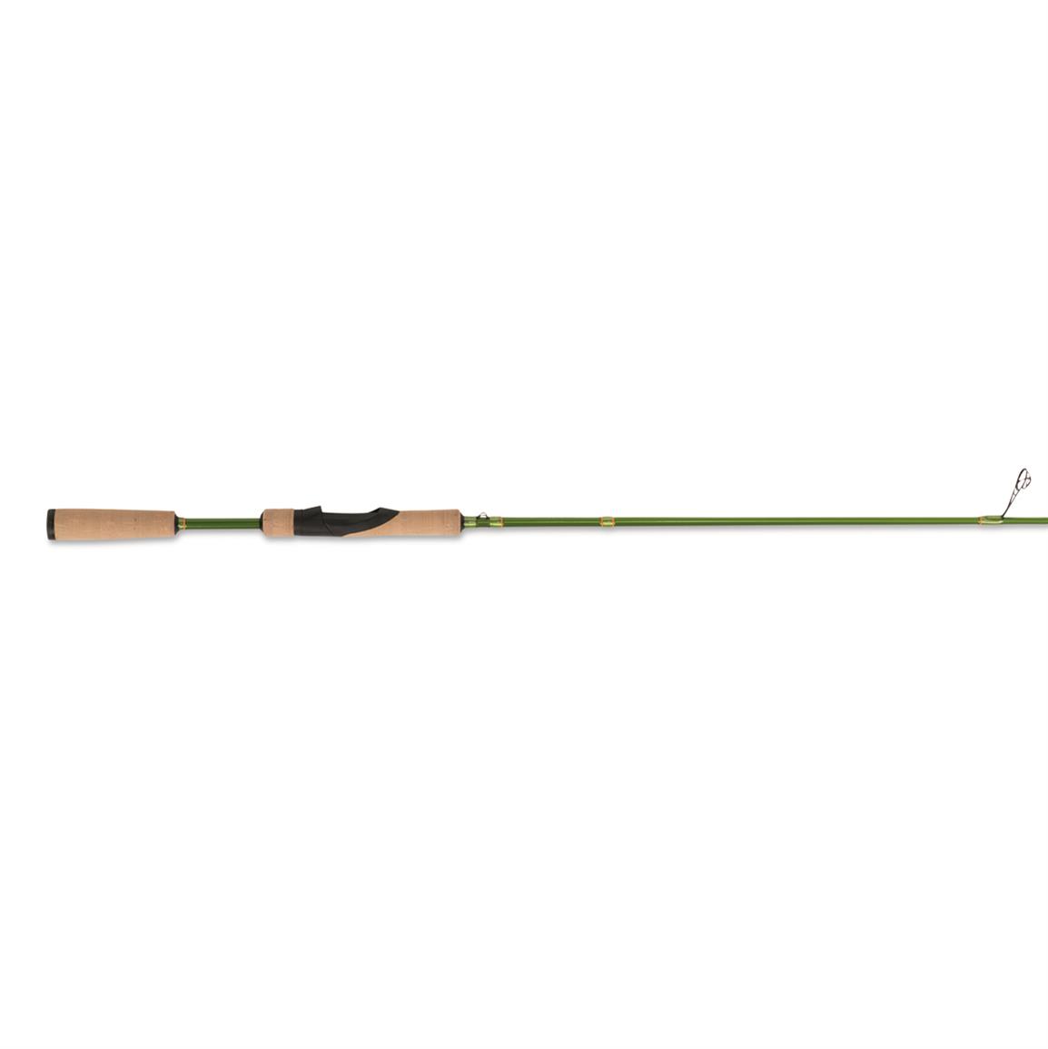 ACC Crappie Stix GS661P Green Series Dock Shooter Spinning Rod, 6'6" Length, Medium Power, Moderate