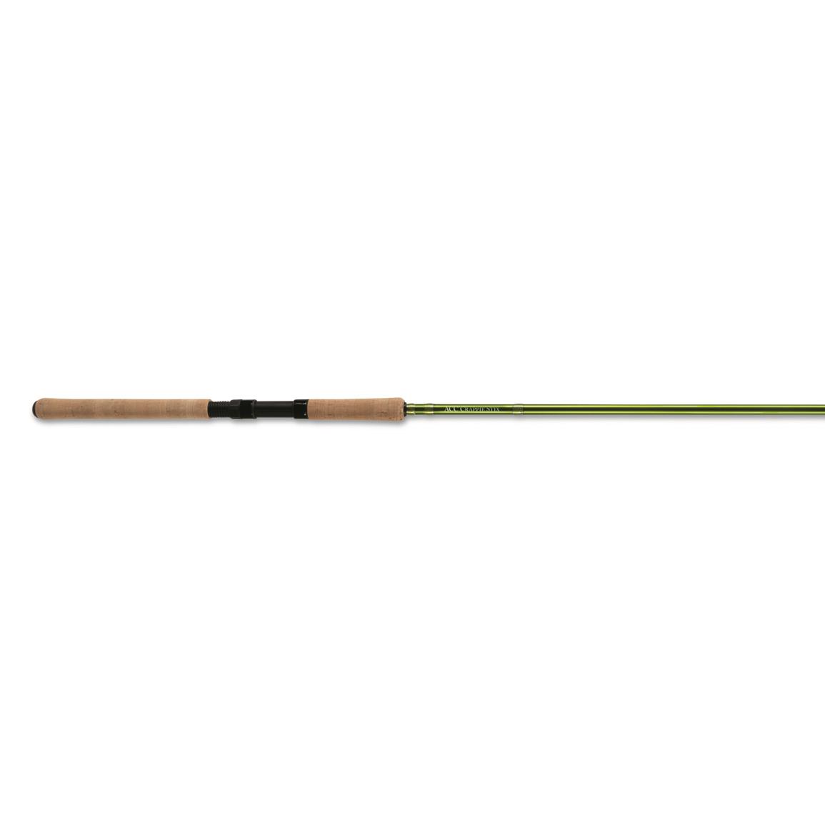 ACC Crappie Stix GS12M Green Series Jigging Rod, 12' Length, Medium Power, Moderate Action, 2 Pieces
