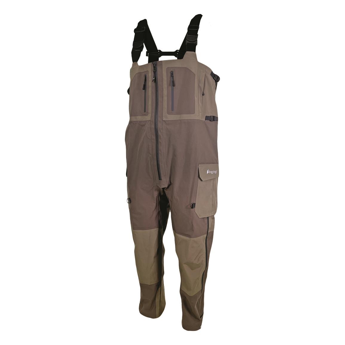 frogg toggs Men's Pilot 2 Guide Bibs, Stone/Taupe