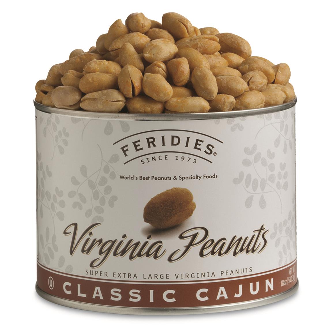 Feridies 18 oz. Cajun Virginia Peanuts