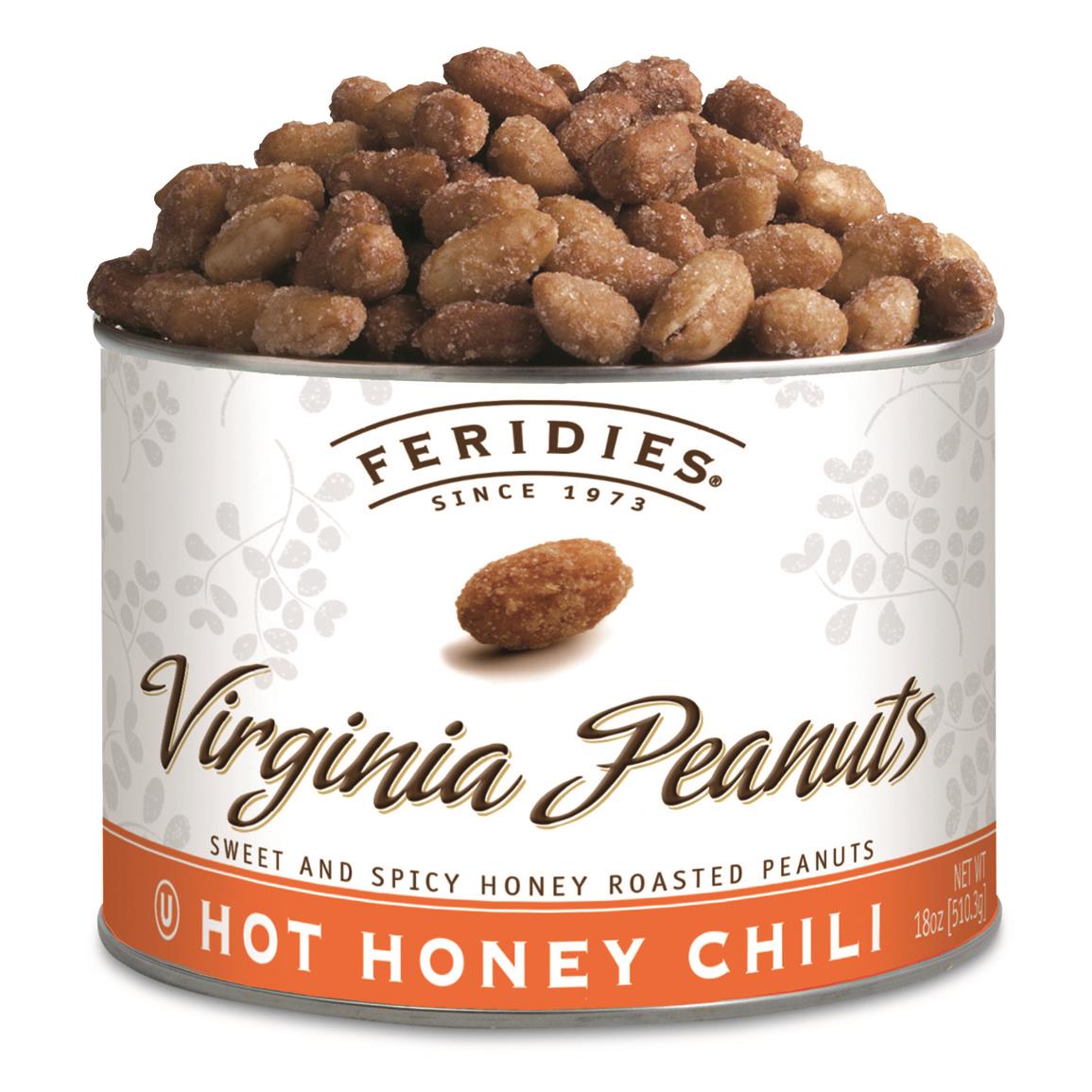 Feridies 18 oz. Hot Honey Chili Virginia Peanuts