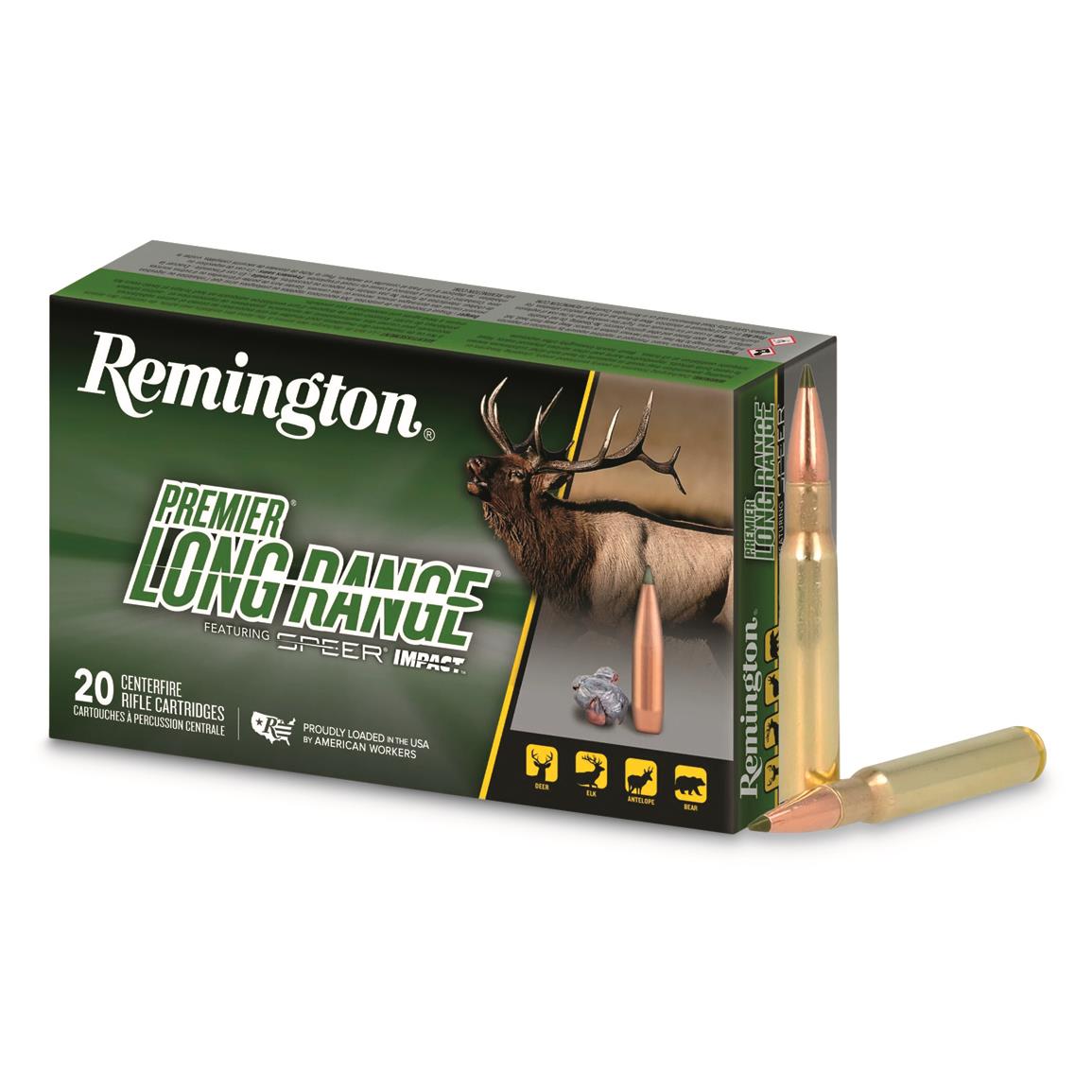 Remington Premier Long Range, .30-06 Springfield, Speer Impact, 172 Grain, 20 Rounds