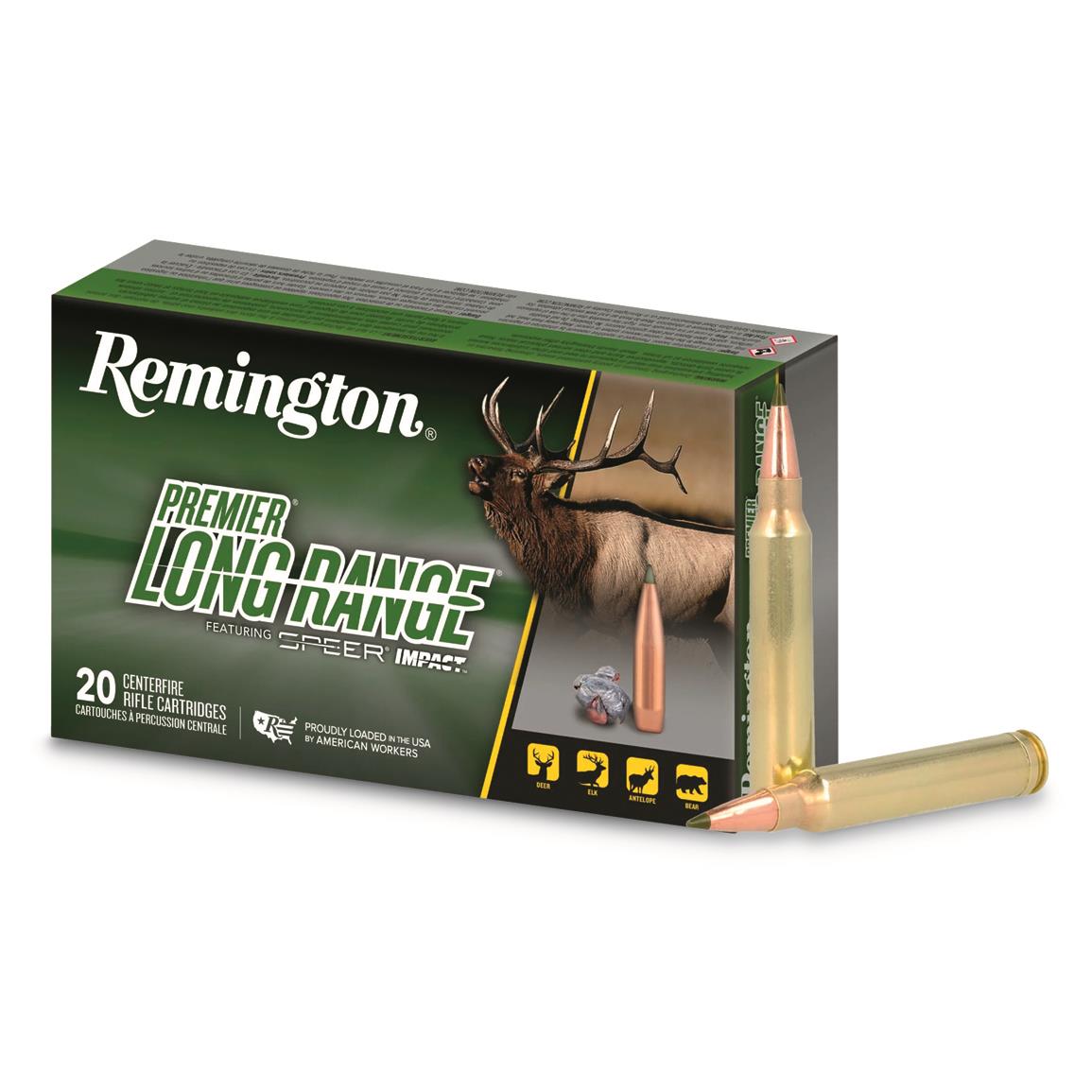 Remington Premier Long Range, 300 PRC, Speer Impact, 215 Grain, 20 Rounds
