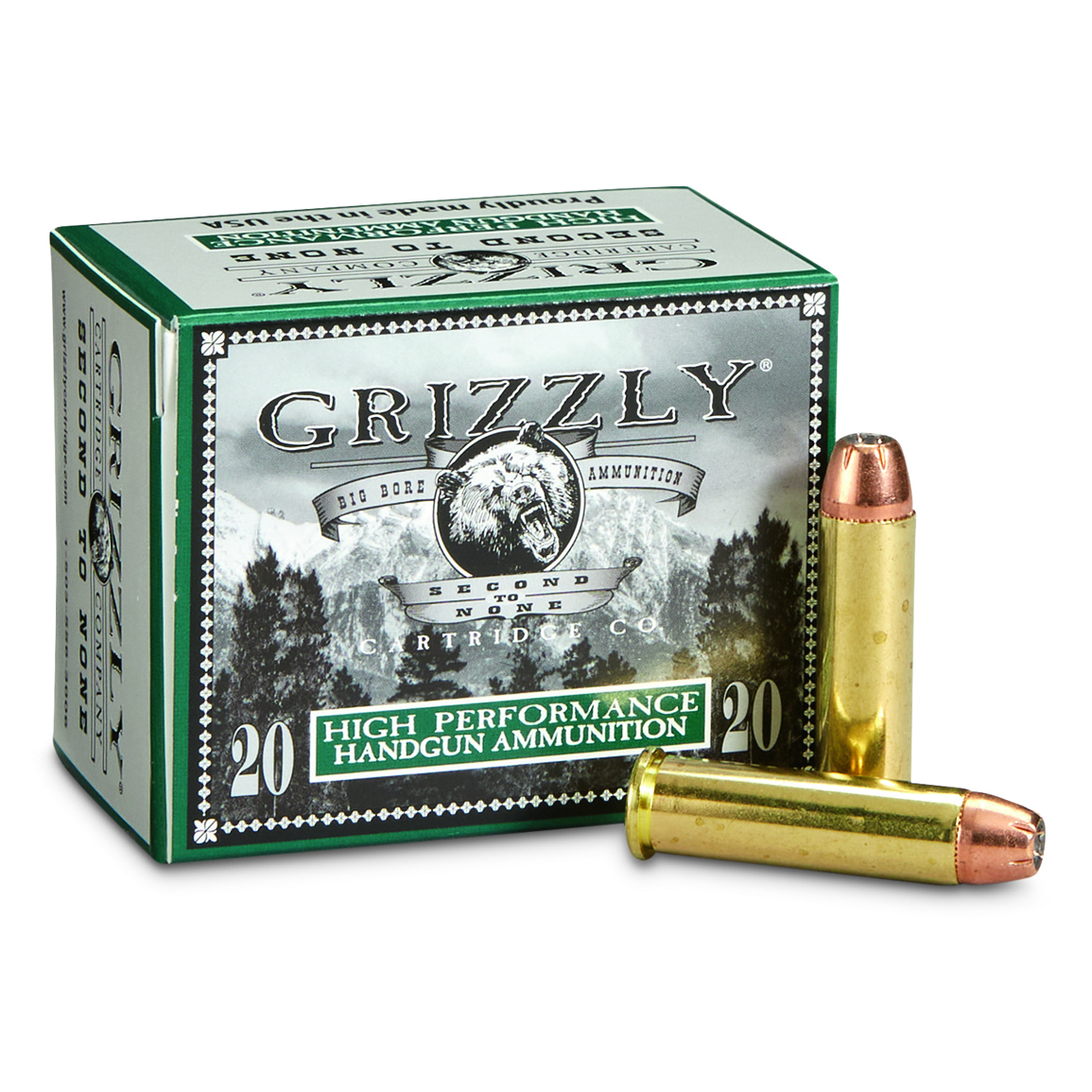 Grizzly Cartridge Co. Cowboy Action Ammo, .357 Magnum, JHP, 158 Grain, 20 Rounds