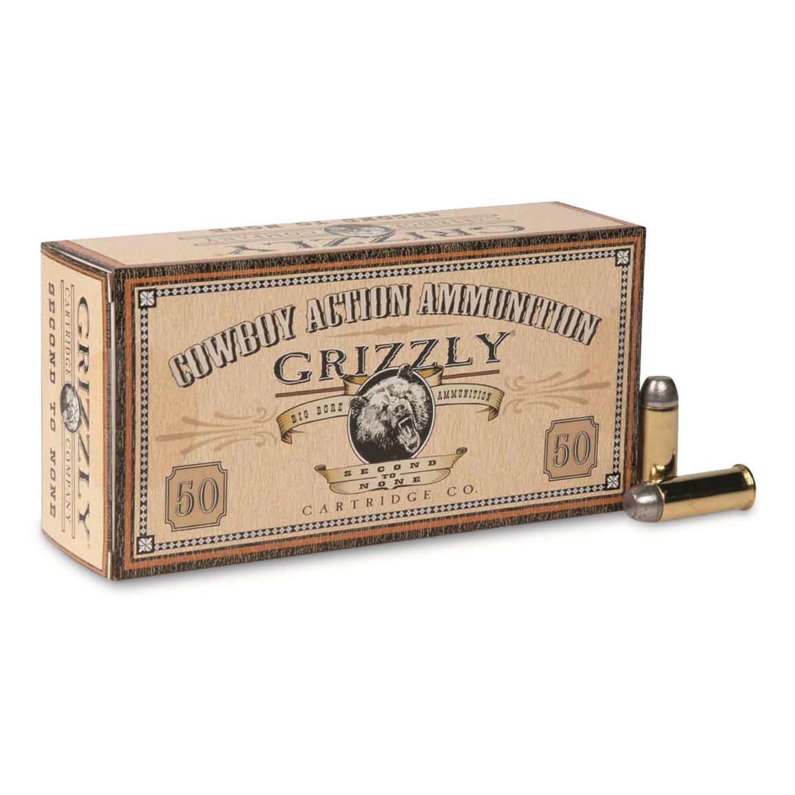 Grizzly Cartridge Co. Cowboy Action Ammo, .44 Special, RNFP, 200 Grain, 50 Rounds