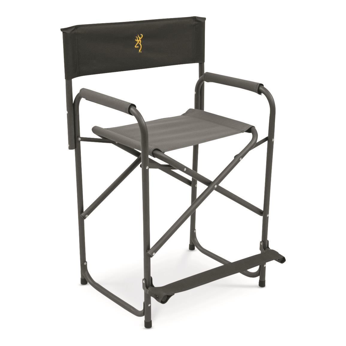 Browning Tall XT Director's Chair, Charcoal