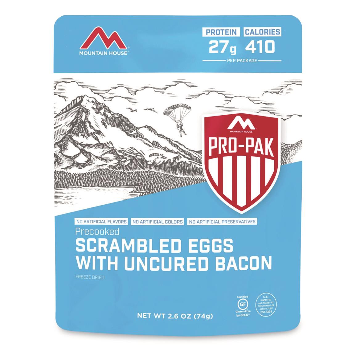 Mountain House Scrambled Eggs with Bacon Pro-Pak