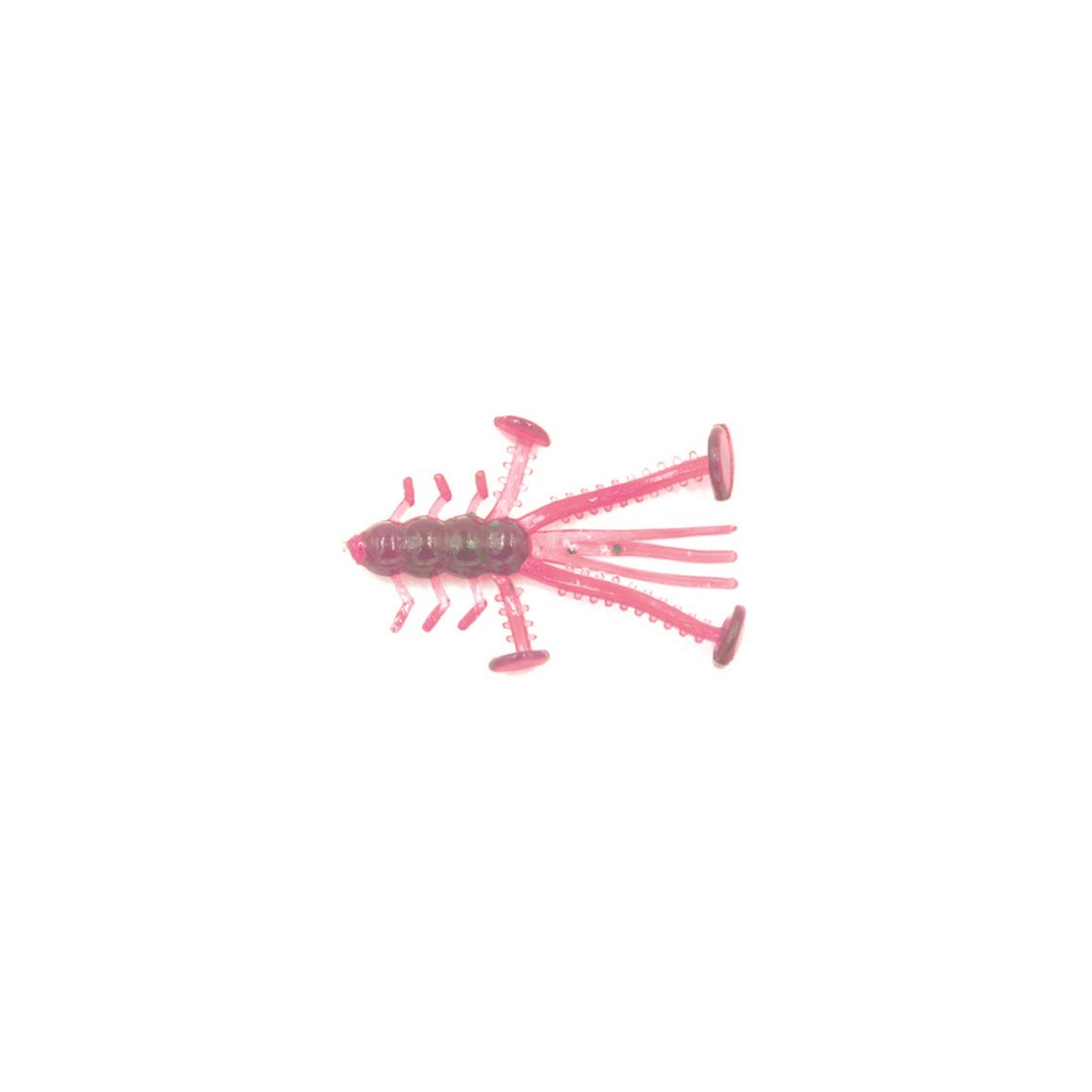Eurotackle Crazy Critter 1.1" Bait, 8 Pack, Pink
