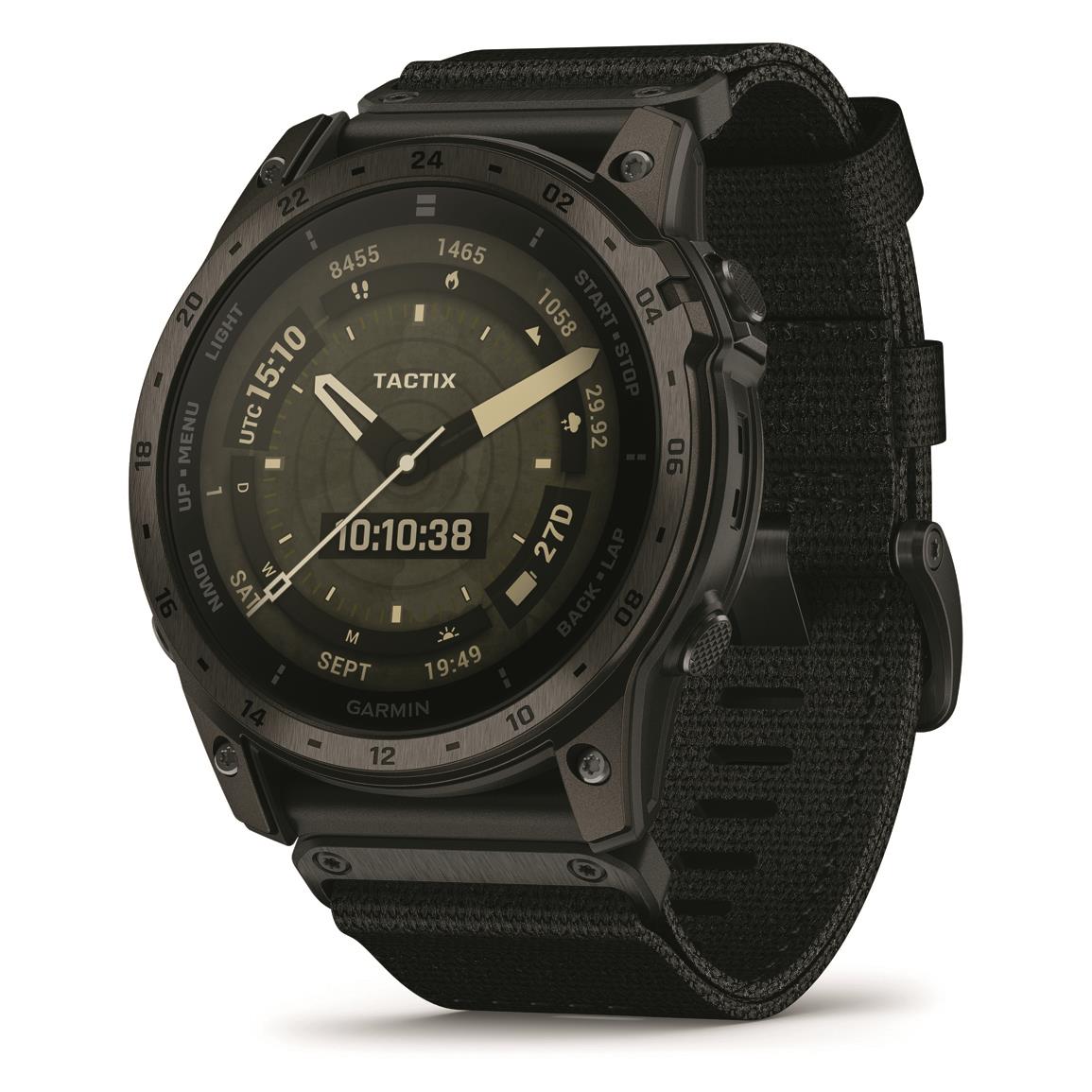 Garmin Tactix 7 Watch AMOLED Edition, Carbon Gray Dlc Titanium