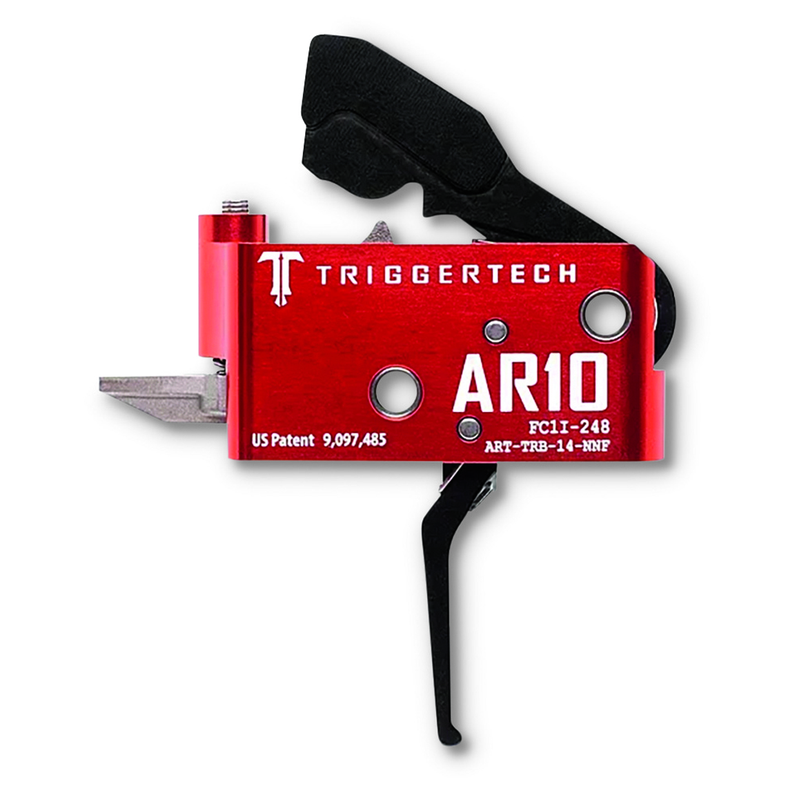 TriggerTech AR-10 Diamond 2-Stage Flat Trigger, 1.5-4 lbs.