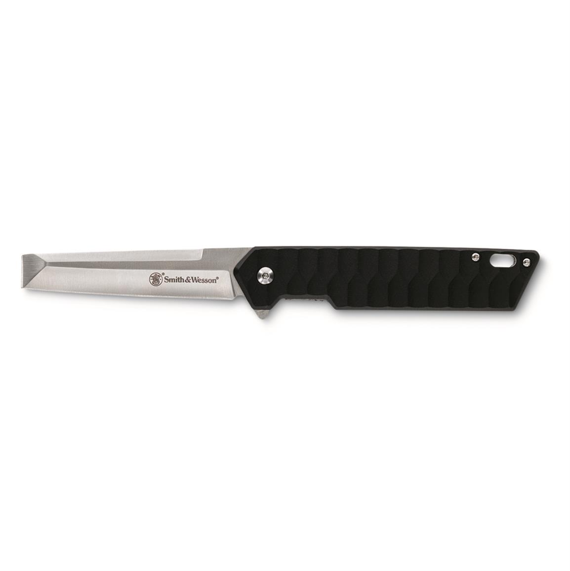 Smith & Wesson 24/7 Chisel Folder - 738737, Tactical Knives at ...