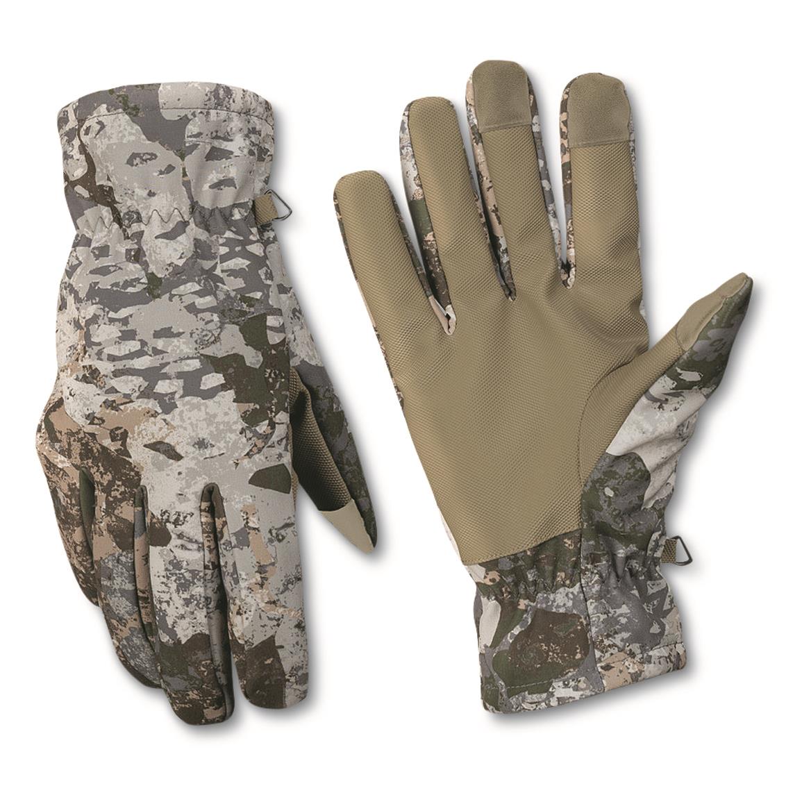 Mil-Tec Thinsulate Softshell Gloves, Phantomleaf WASP I Camo, Z1b (terrain)