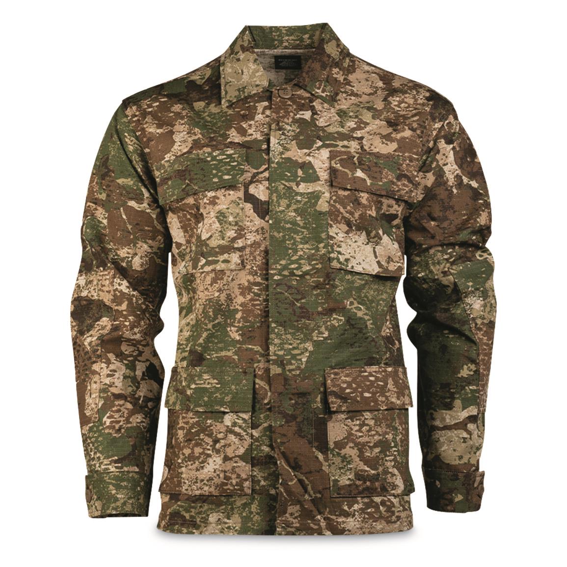 Mil-Tec Ripstop BDU Field Jacket, Phantomleaf WASP I Z2 Camo - 738933 ...