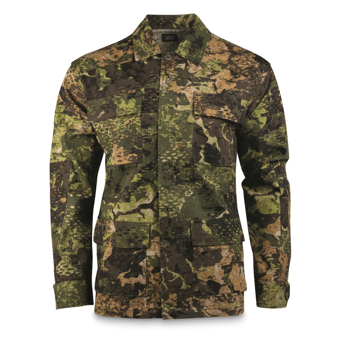 Mil-Tec Ripstop BDU Field Jacket, Phantomleaf WASP I Z3A Camo